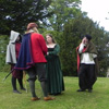 Performance of 'The Tempest' at Dirleton Castle